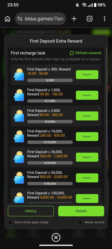 666A Bonus
